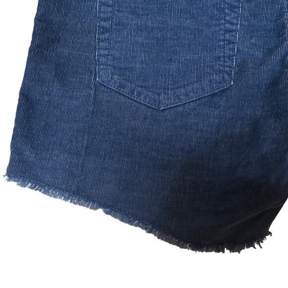 GAP Womens 4 Frayed Hem Corduroy Short in Ocean Blue NEW - Picture 6 of 11